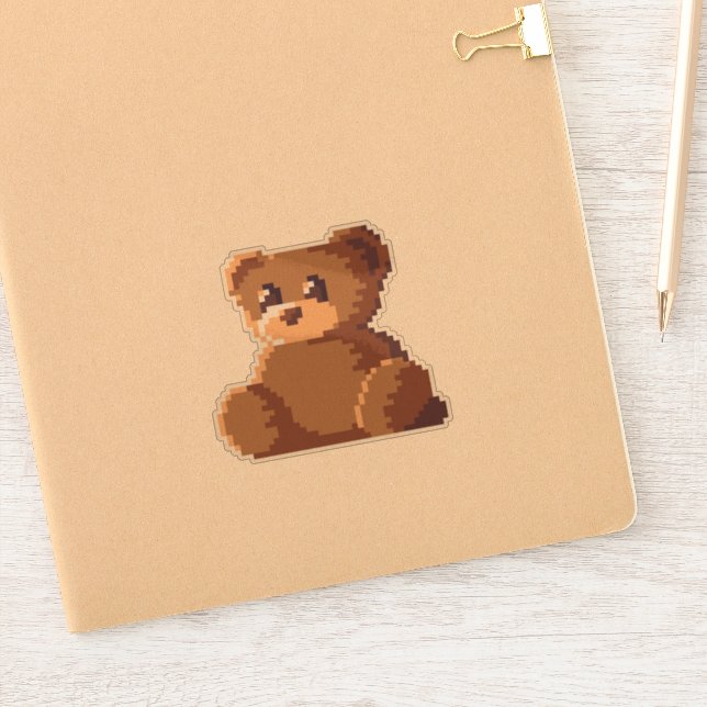 Pegatina de oso de peluche (Cuaderno)