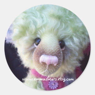 pegatina de oso verde