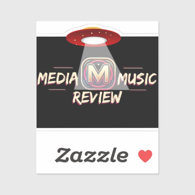 Pegatina de OVNI (Hoja)