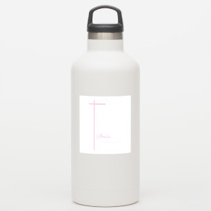 Pegatina De padrina sobre bautismo Chica personalizado