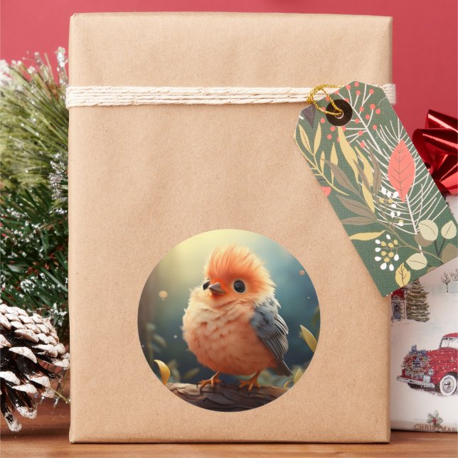 Pegatina de pájaro (Vacaciones)