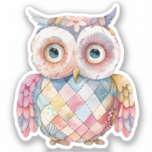 Pegatina de pájaros de búho de Scrapbooking