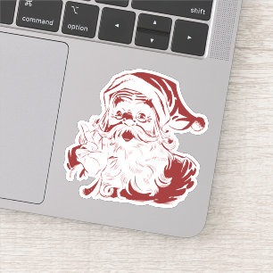 Pegatina de Papá Noel
