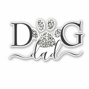 Pegatina de Papá Perro