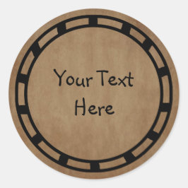 Pegatina de papel primario