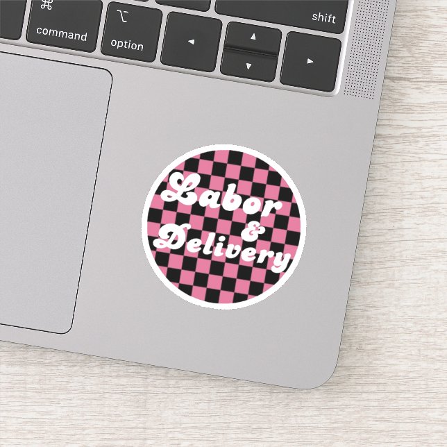 Pegatina de paquete de enfermeras de parto y parto (Detalle)