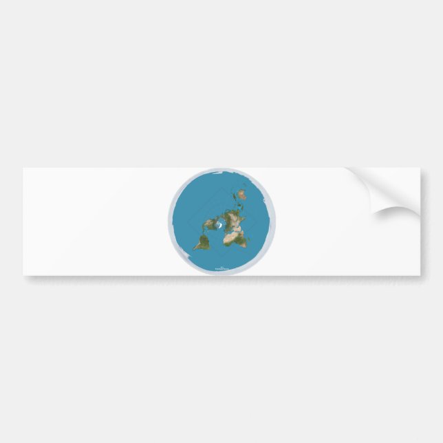 Pegatina de parachoques clásica del botón Plano Ti (Frente)