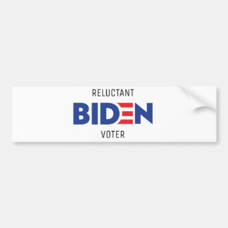 Pegatina de parachoques de Biden para votantes rea