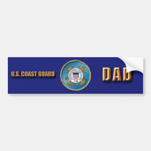 Pegatina de parachoques de papá de USCG