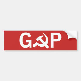 Pegatina de parachoques del GOP ruso