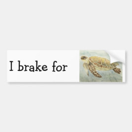 Pegatina de parachoques - Freno para tortugas mari