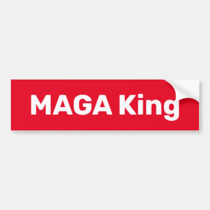 Pegatina de parachoques King Bumper de MAGA
