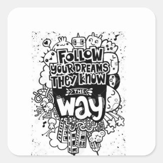 pegatina de pared inspirador