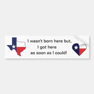 Pegatina De Paro - Texas Llegó Tan Pronto Como Pud