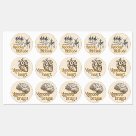 Pegatina de participación de Hallowe en Skeletons