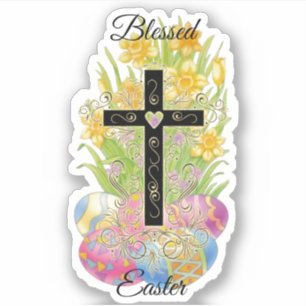 Pegatina de Pascua bendita