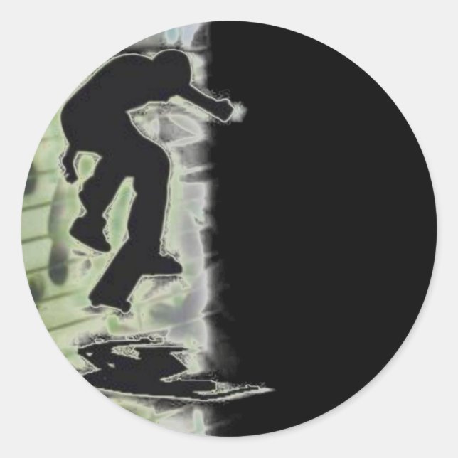 Pegatina de patinaje (Anverso)