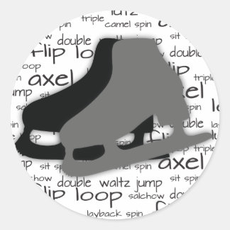 Pegatina de patinaje circular