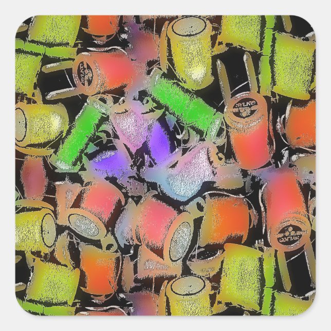 PEGATINA DE PATRÓN DE COTTON REELS (Anverso)