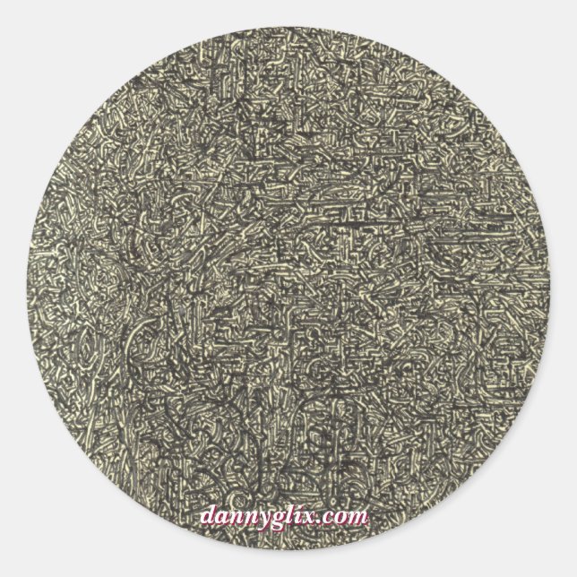 pegatina de patrón de textura no homogénea (Anverso)