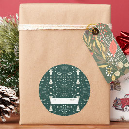 Pegatina de patrón de vacaciones - Verde - Conjunt