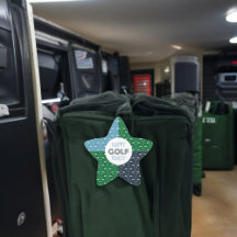 Pegatina de patrones de club de golf