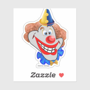 Pegatina de payaso