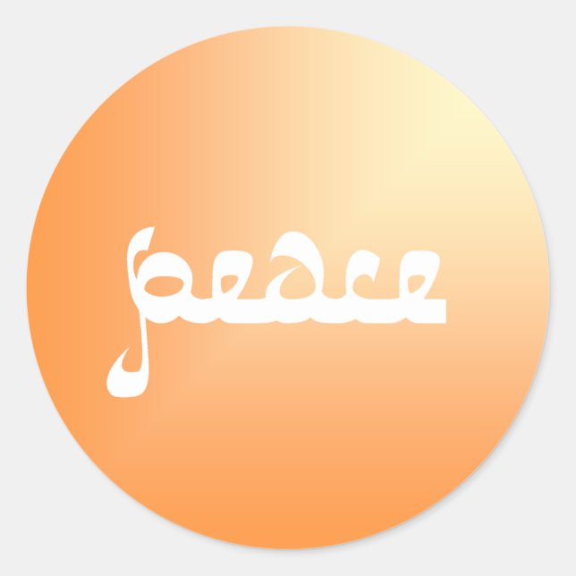 Pegatina de Paz (Anverso)