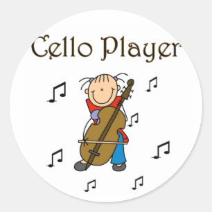 Pegatina de Pegatinas del reproductor Cello con la