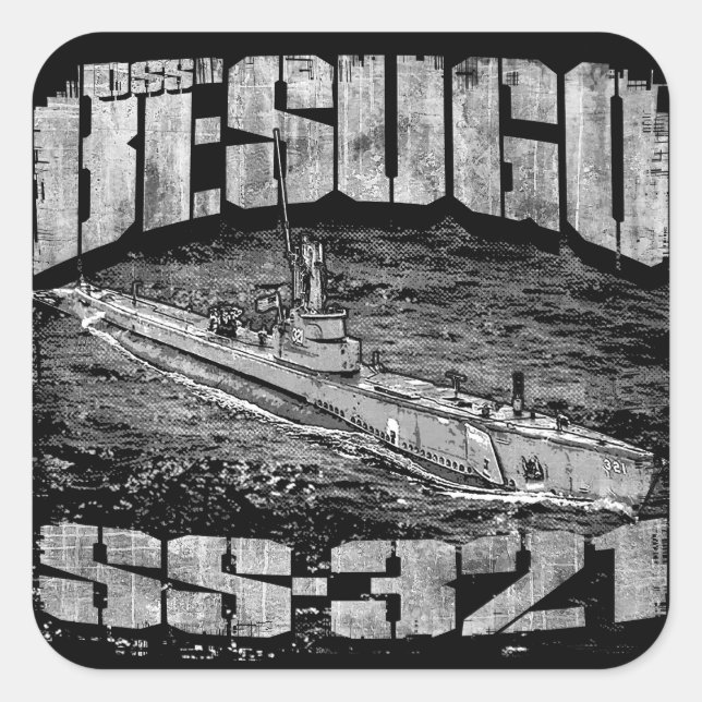 Pegatina de Pegatinas submarinos de la Plaza Besug (Anverso)