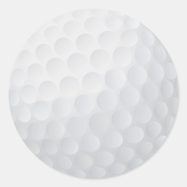 pegatina de pelota de golf (Anverso)