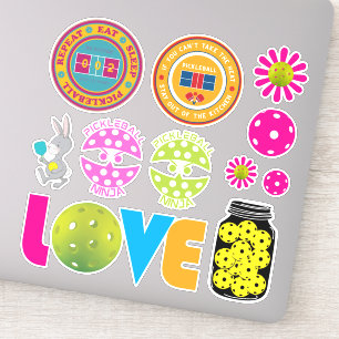 pegatina de pelota de pepinillo, grande