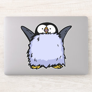 Pegatina de Penguin Chick Happy Die-cut