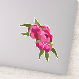 Pegatina de Peony Vinyl de Jewel Moderno