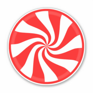 Pegatina de Peppermint Swirls Vinyl