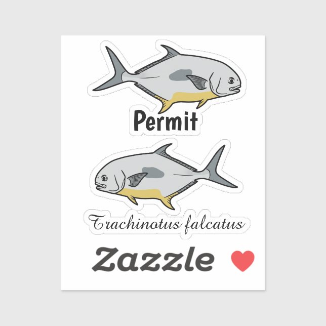 Pegatina de Permit by SciPerspective (Hoja)