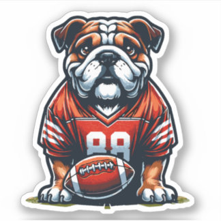 Pegatina de perro Bulldog inglés