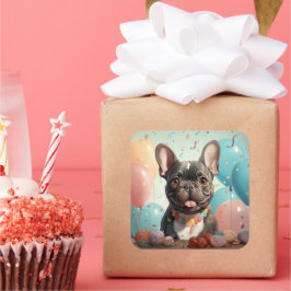 Pegatina de perro lindo