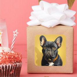 Pegatina de perro lindo