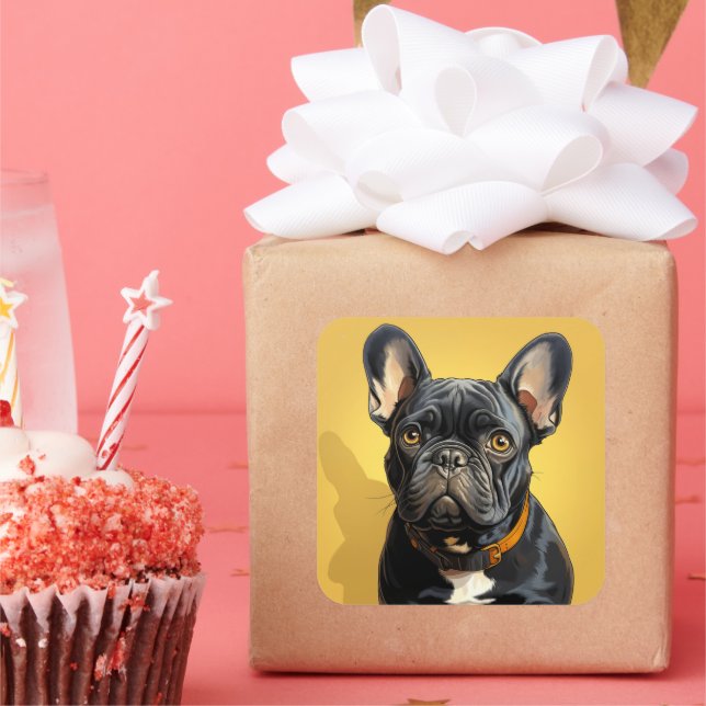 Pegatina de perro lindo (Fiesta)