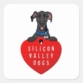 Pegatina de perros de Silicon Valley