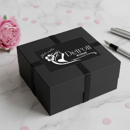 Pegatina de Personalizable de Detroit Hibiscus