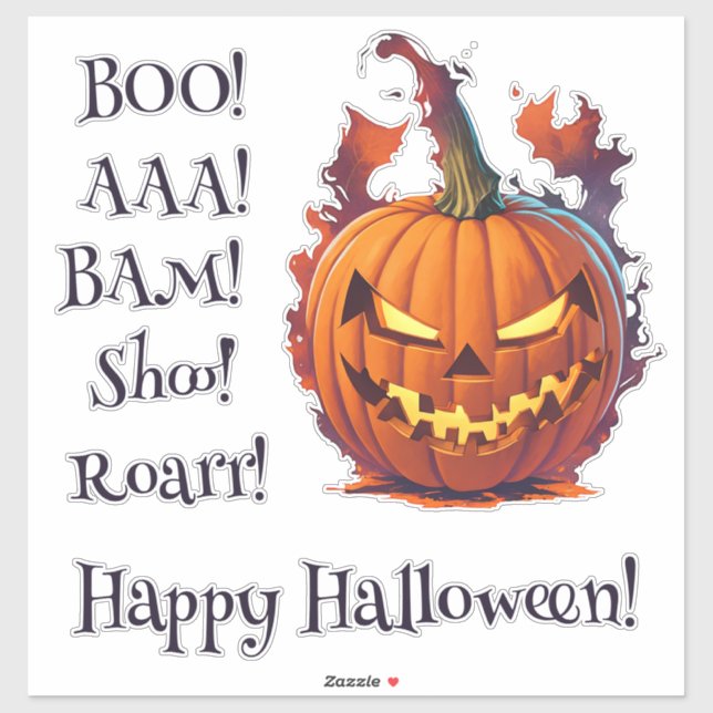 Pegatina de Personalizable de Halloween (Hoja)