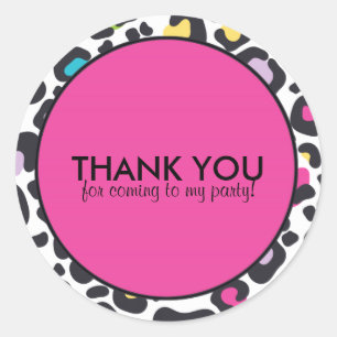 Pegatina de personalizable   Impresión de leopardo