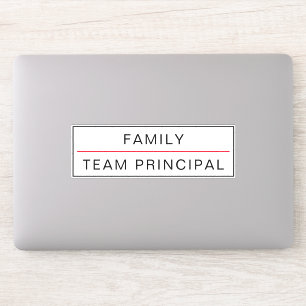 Pegatina de Personalizable principal de equipo