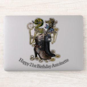 pegatina de personalización de cumpleaños