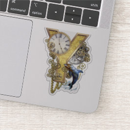 Pegatina de personalización de cumpleaños y carta