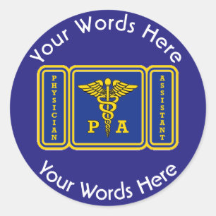 Pegatina de Personalizado auxiliar de médicos