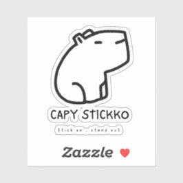 pegatina de personalizado-Cut Capy Stickko