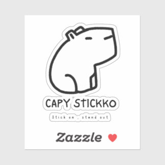 pegatina de personalizado-Cut Capy Stickko